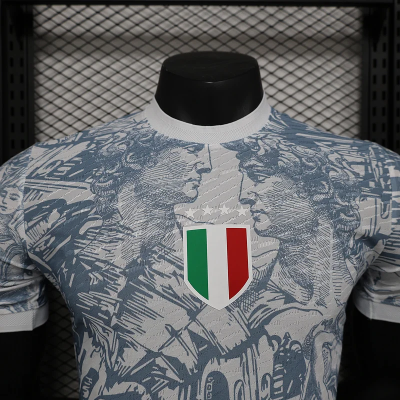 2024 Italy White Special Player Version Jersey