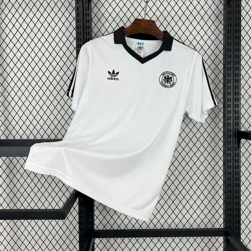 1980 Germany home retro football jersey