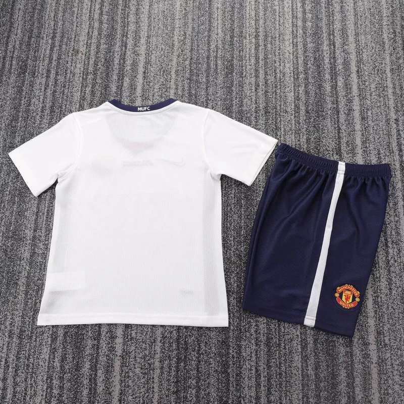 08-09 Manchester United away ucl final kids soccer jersey