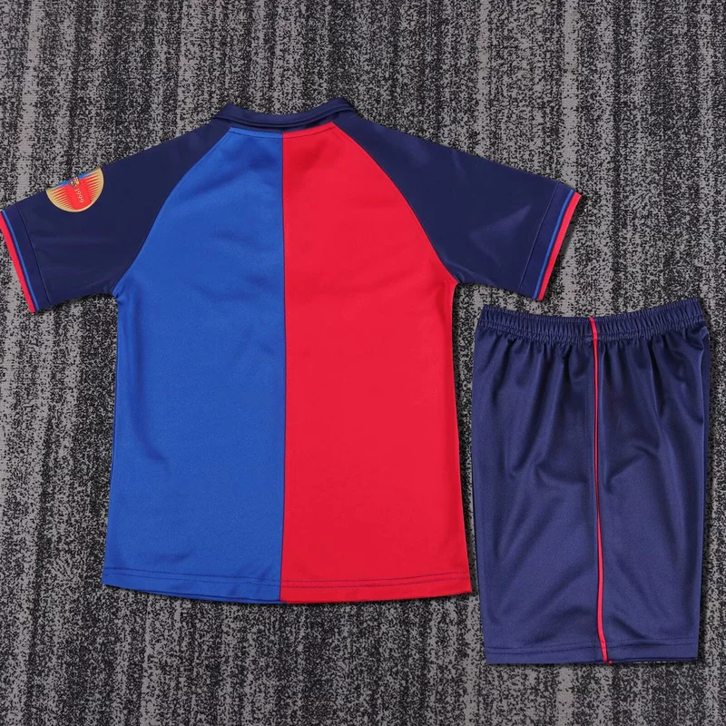 99-00 Barcelona home retro kids soccer jersey