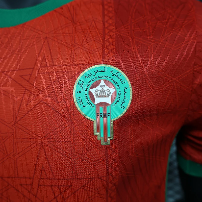 2025 Morocco home player version football jersey