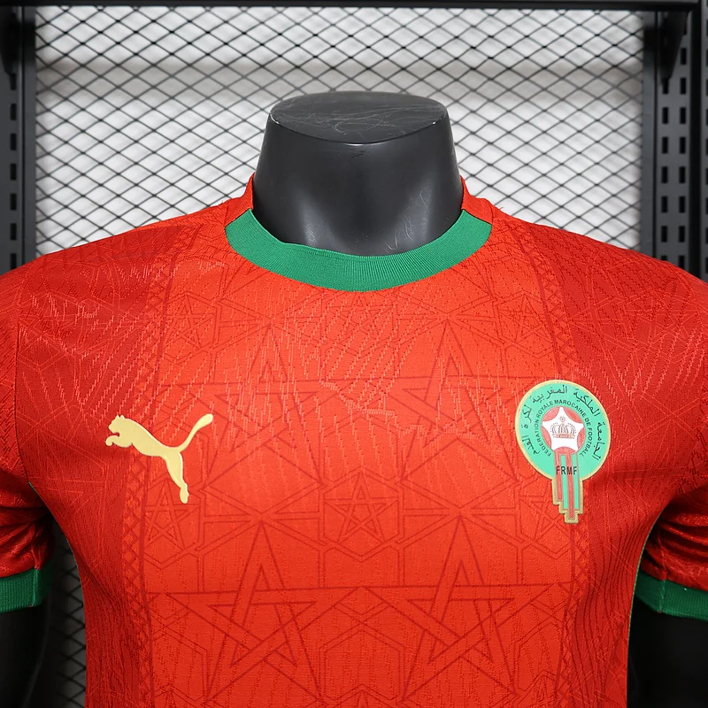 2025 Morocco home player version football jersey