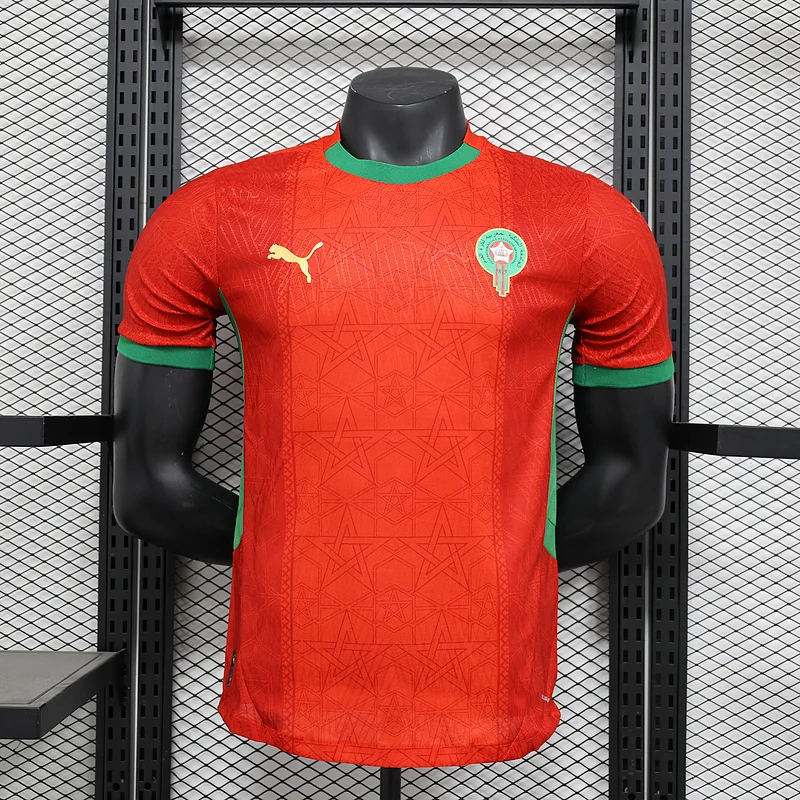 2025 Morocco home player version football jersey