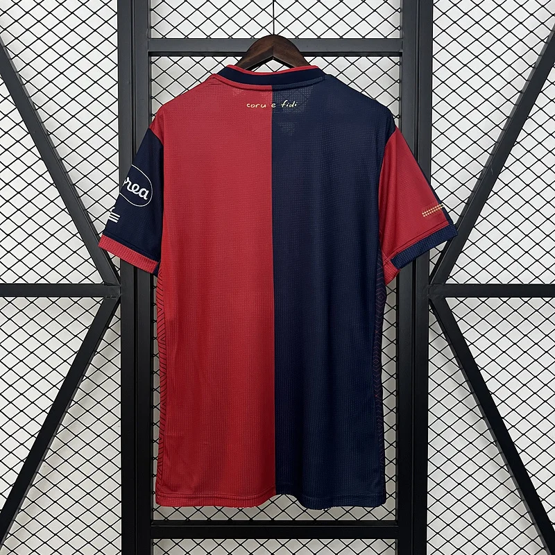 24-25 Cagliari home soccer jersey