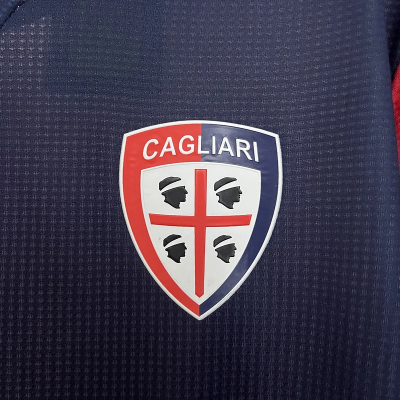 24-25 Cagliari home soccer jersey