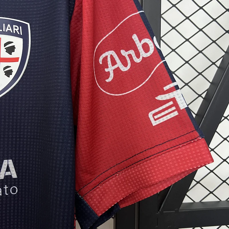 24-25 Cagliari home soccer jersey