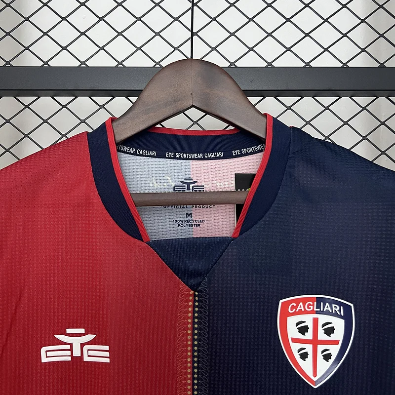 24-25 Cagliari home soccer jersey