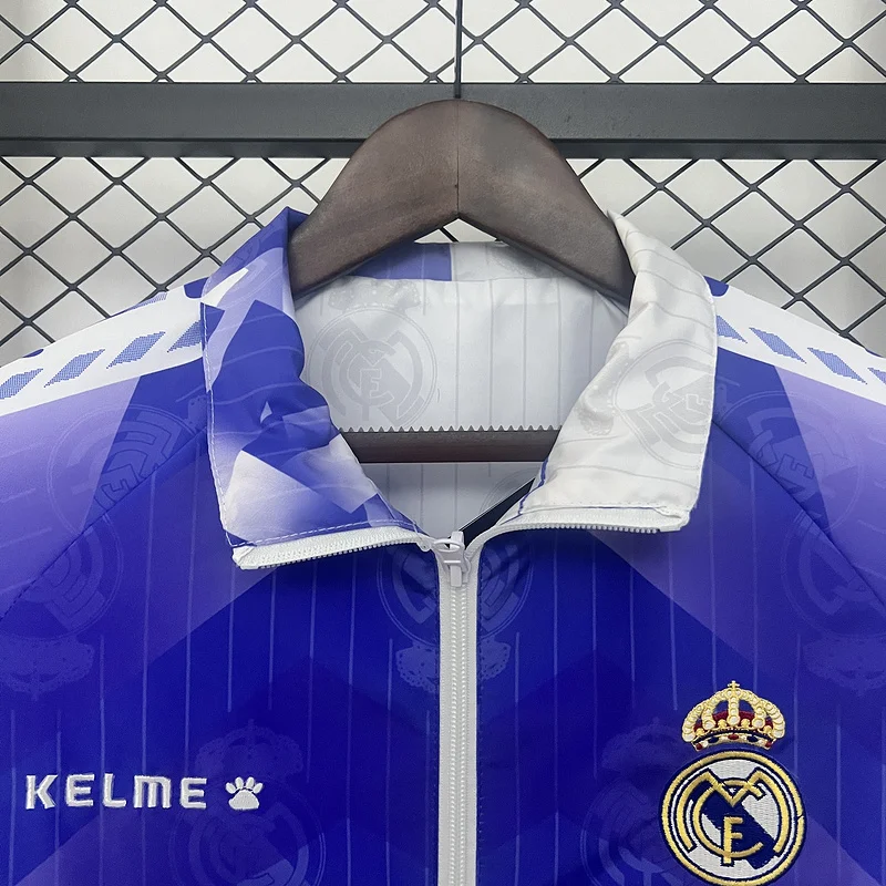 24-25 Real Madrid Reversible Trench Coat windbreaker