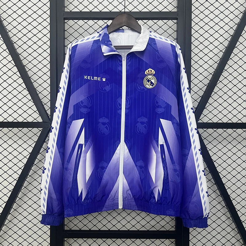 24-25 Real Madrid Reversible Trench Coat windbreaker