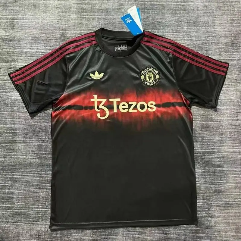 25-26 Manchester United black special soccer jersey