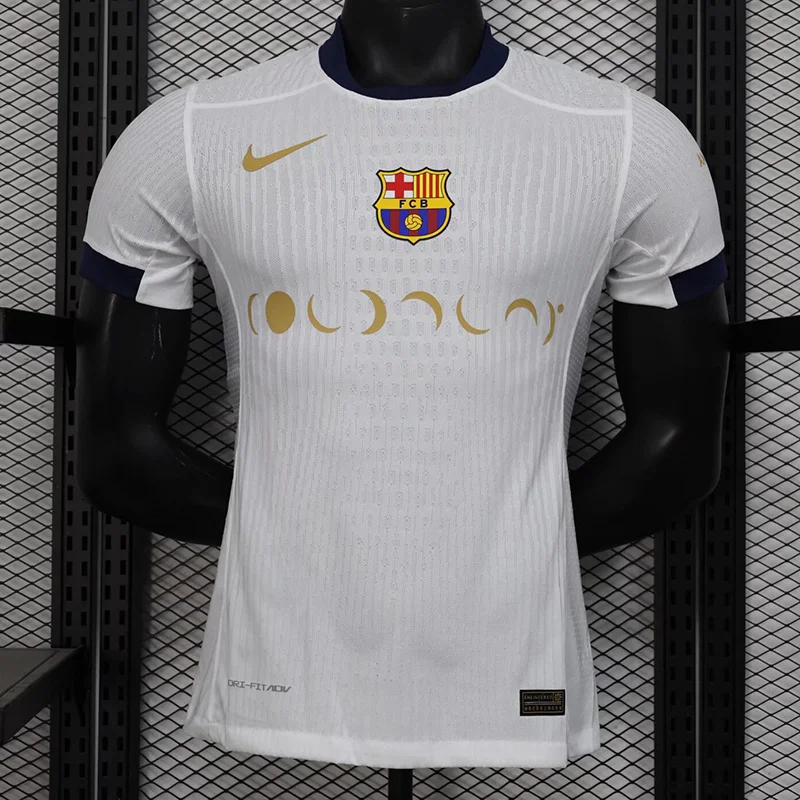 24-25 Barcelona White special player version soccer jersey