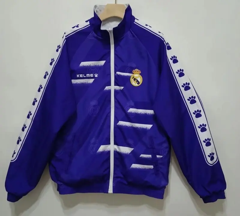 24-25 Real Madrid Reversible soccer windbreaker