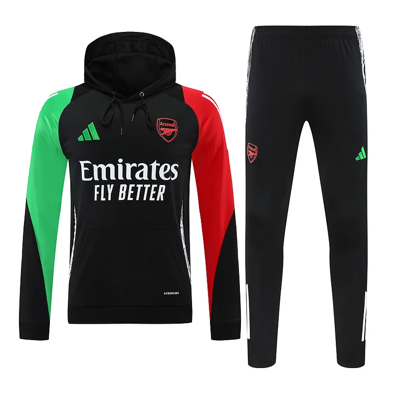 24-25 Arsenal black hoodie suit