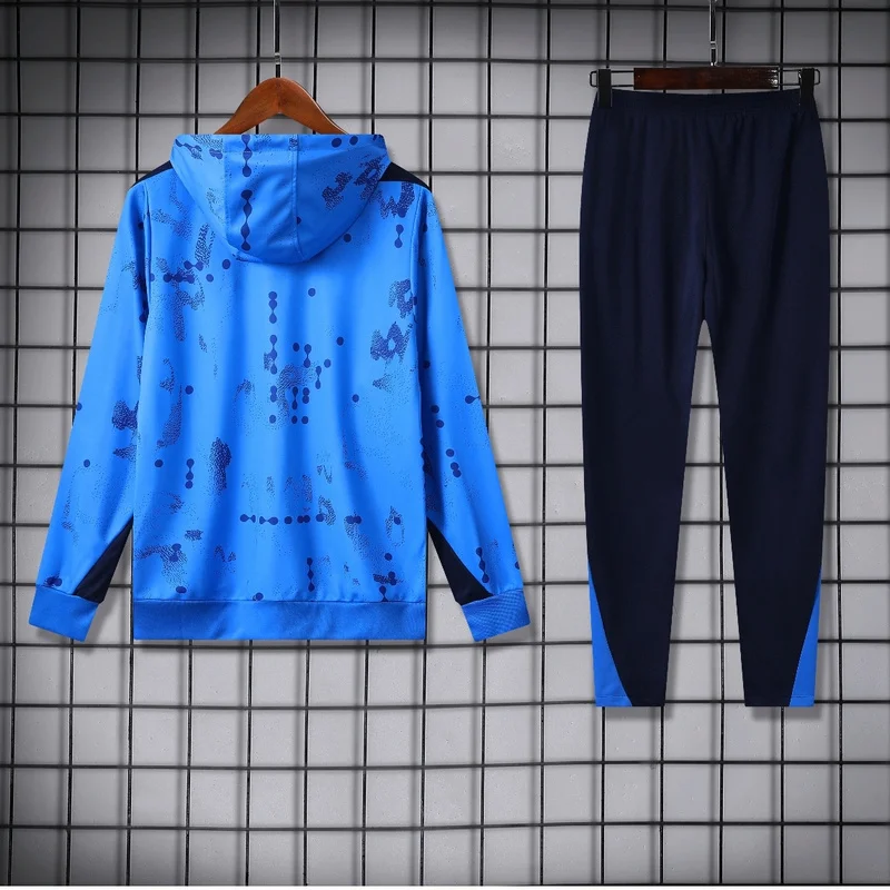 24-25 Chelsea light blue hoodie suit