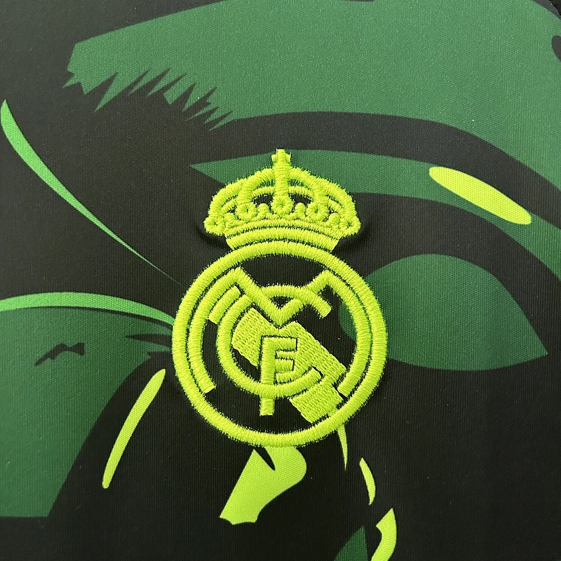 24/25 Real Madrid green and black special edition soccer jersey