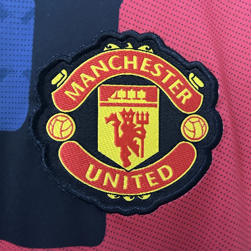 24/25 Manchester United black and red Special Edition soccer jersey