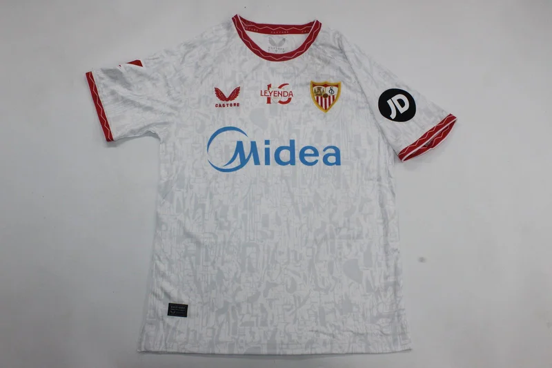 24-25 Sevilla home navas retired version soccer jersey