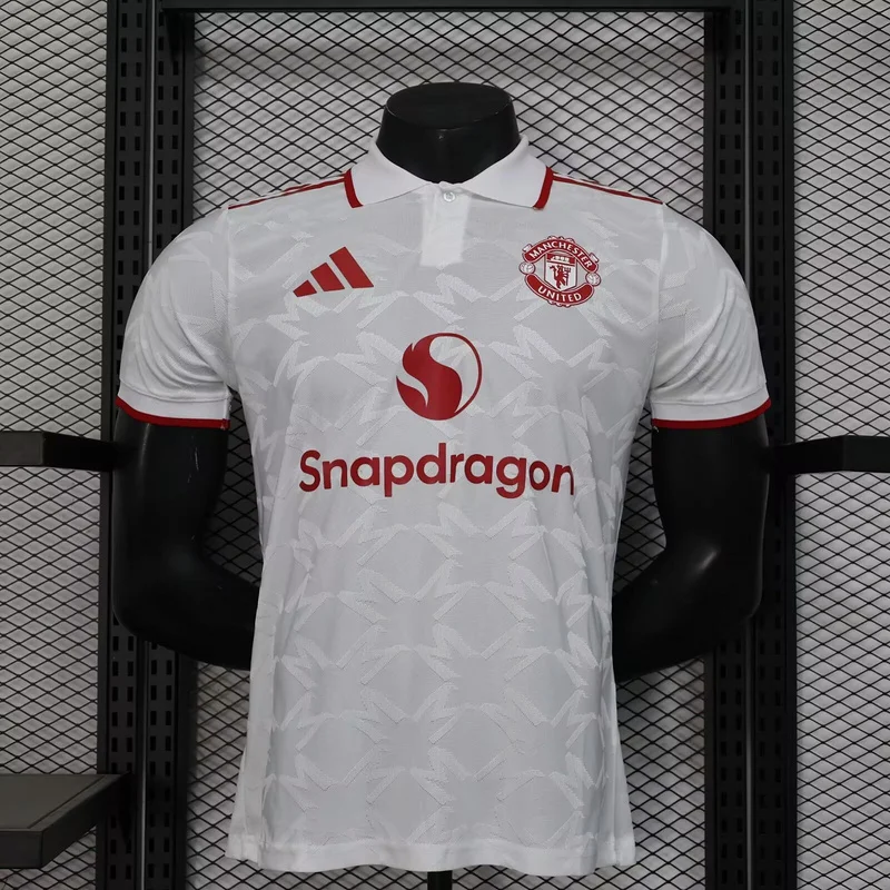 24-25 Manchester United white player version special edition soccer jersey