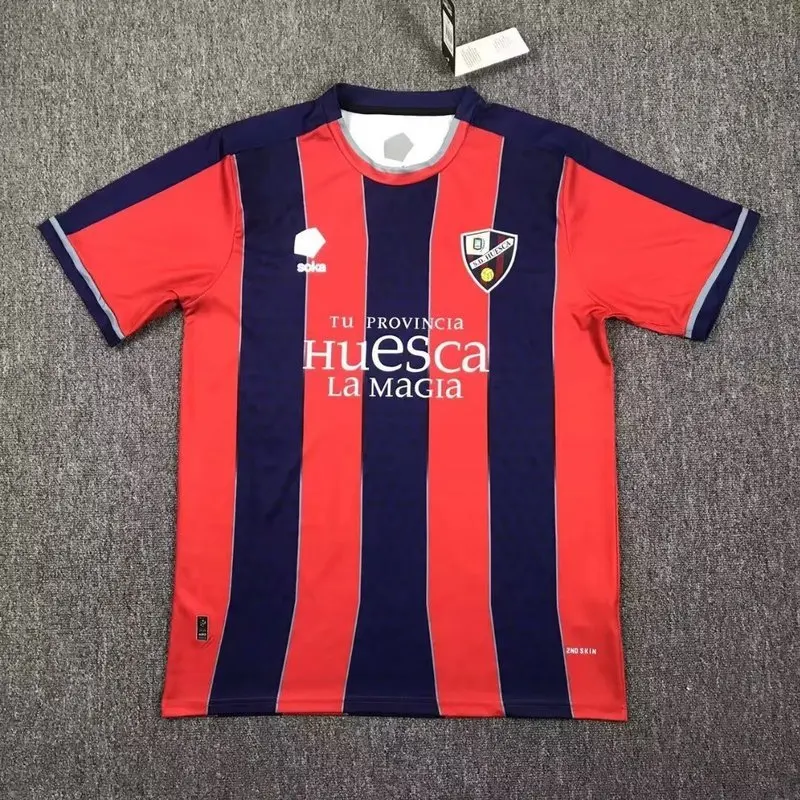 24-25 Huesca home soccer jersey