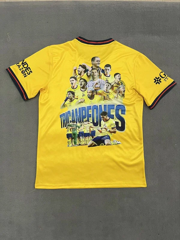 24-25 Club America Champion yellow Soccer Jersey