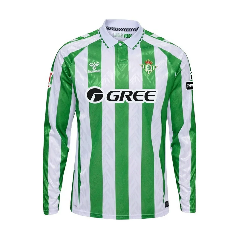 24-25 Real Betis Home Long Sleeve soccer jersey