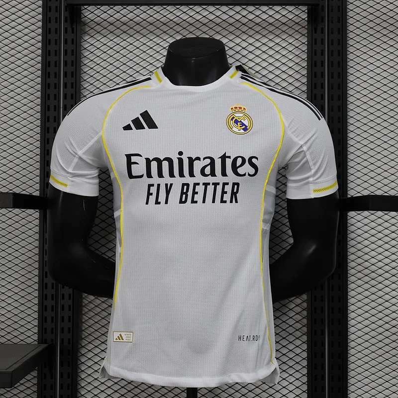 25-26 Real Madrid home player version football jersey