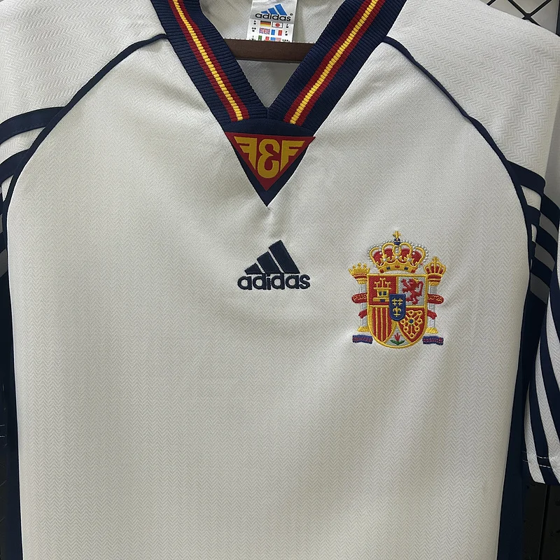1998 Spain Away Retro Soccer Jersey