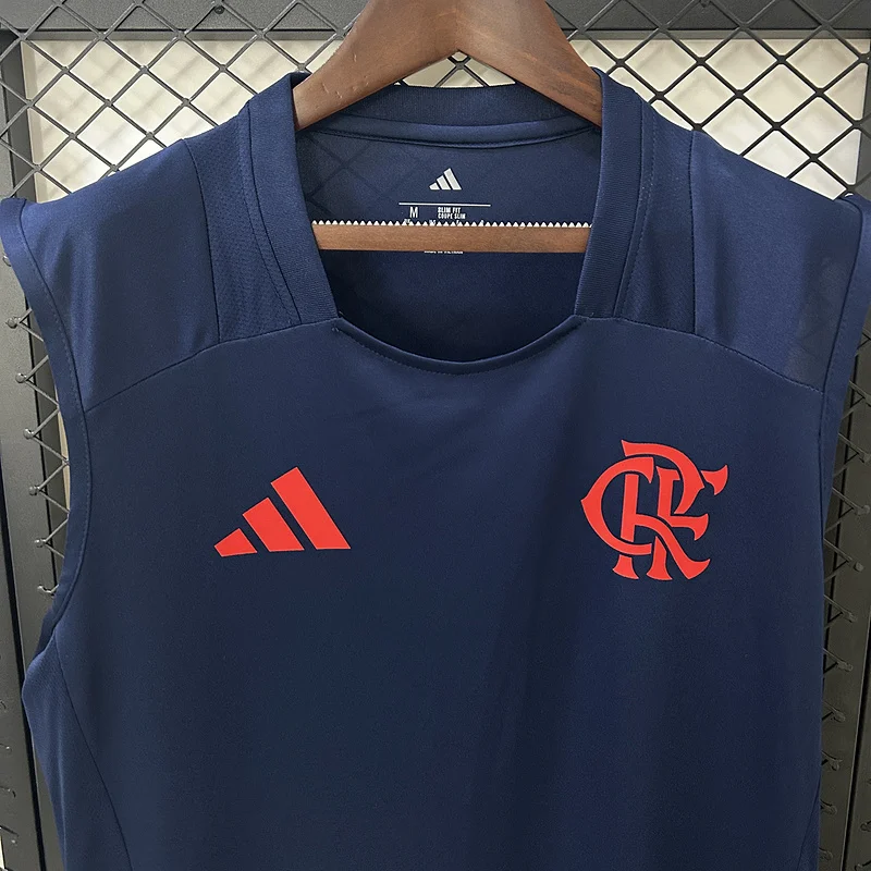 25-26 Flamengo Vest  Home Training Suit Soccer Jersey