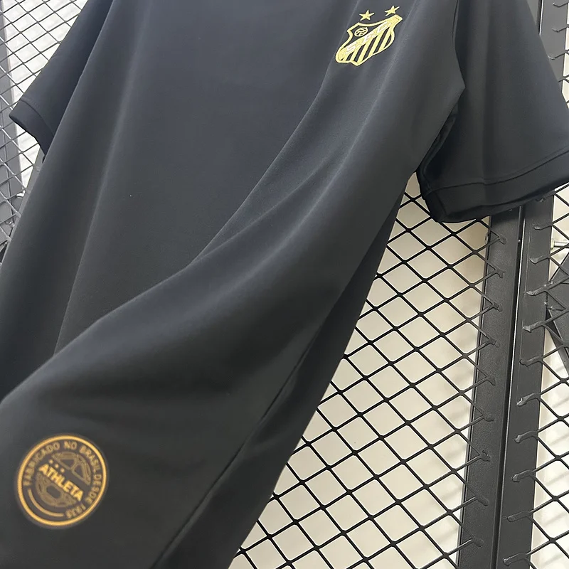 25-26 Santos Black Special Soccer jersey 