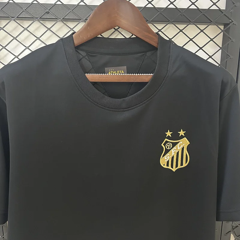 25-26 Santos Black Special Soccer jersey 