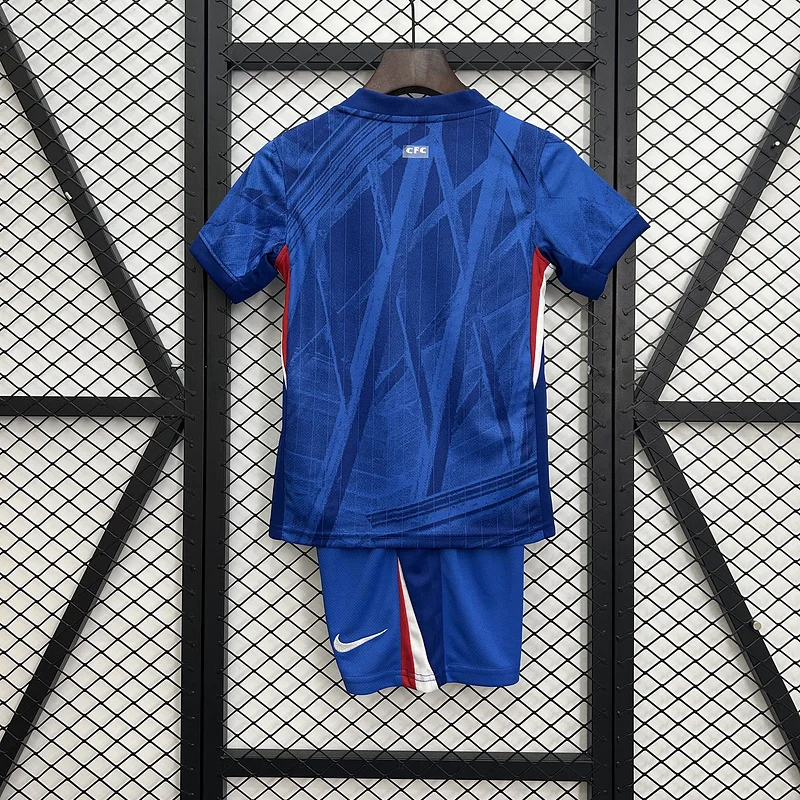 25-26 Chelsea Home Kids Kit Soccer Jersey