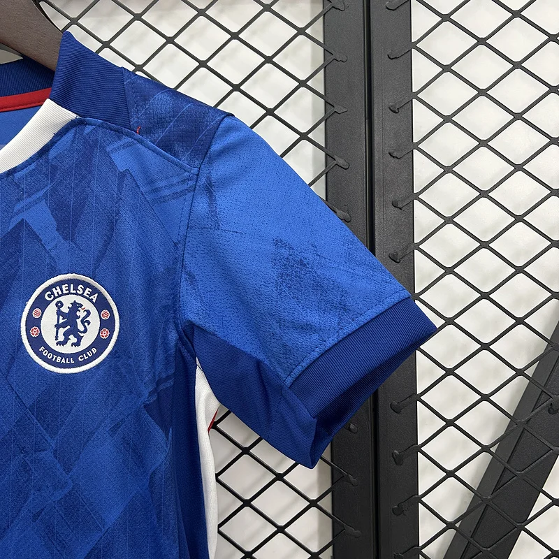 25-26 Chelsea Home Kids Kit Soccer Jersey