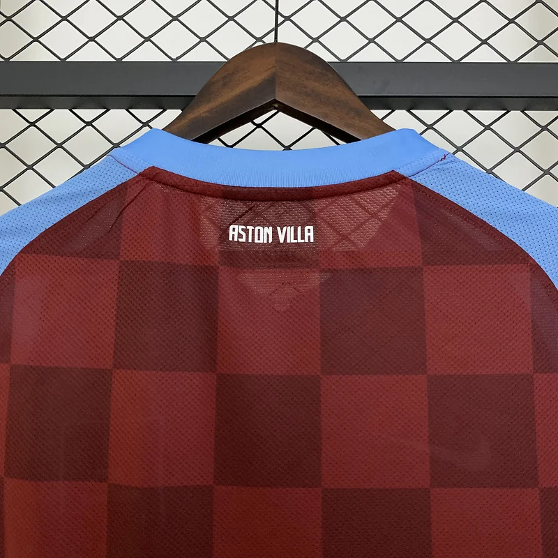 11-12 Aston Villa Retro Home Soccer Jersey