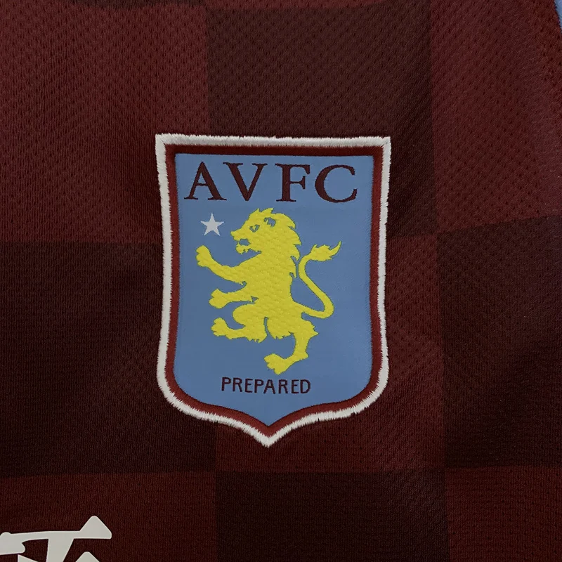 11-12 Aston Villa Retro Home Soccer Jersey