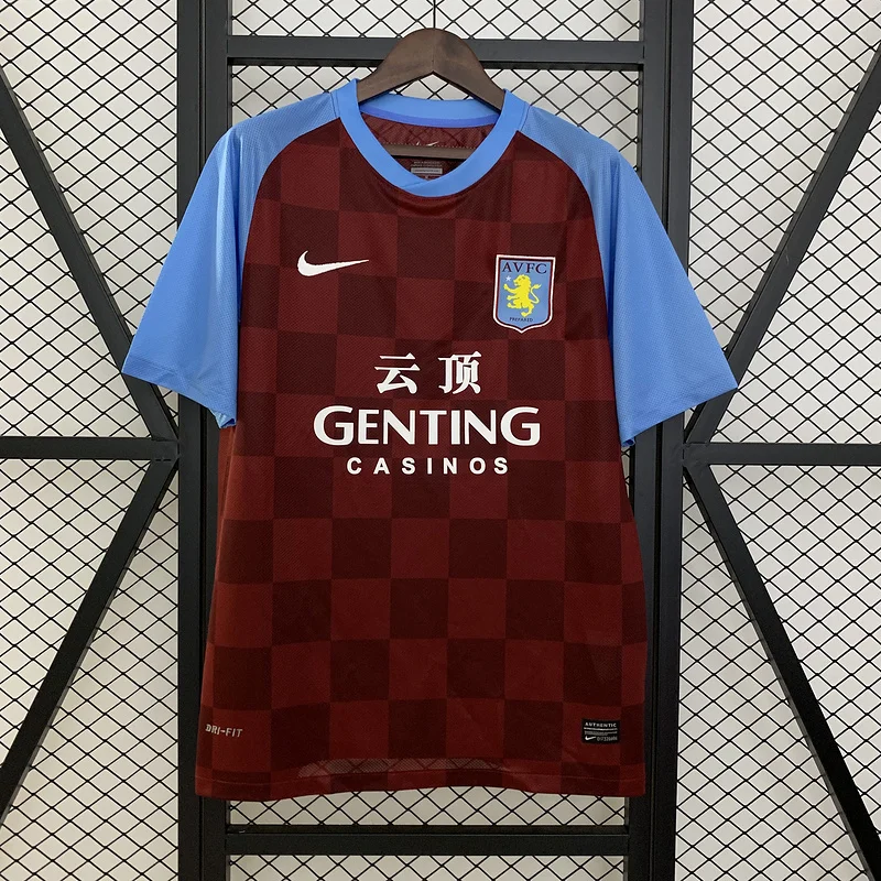 11-12 Aston Villa Retro Home Soccer Jersey