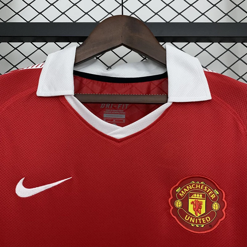 10-11 Manchester United Retro Home Soccer Jersey