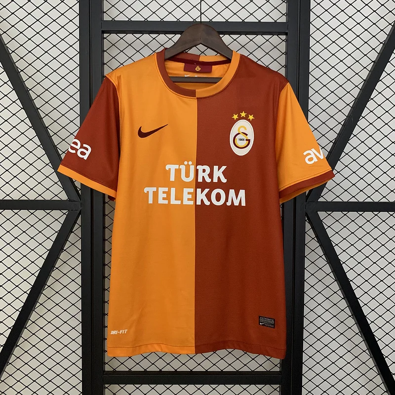 13-14 Galatasaray Retro Home Soccer Jersey