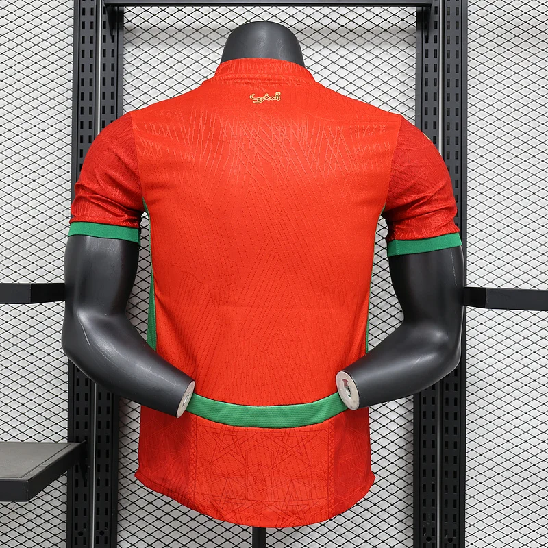 2025 Morocco Home Player Version Soccer Jersey