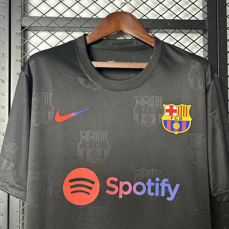 25-26 Barcelona Special Edition Black Soccer Jersey