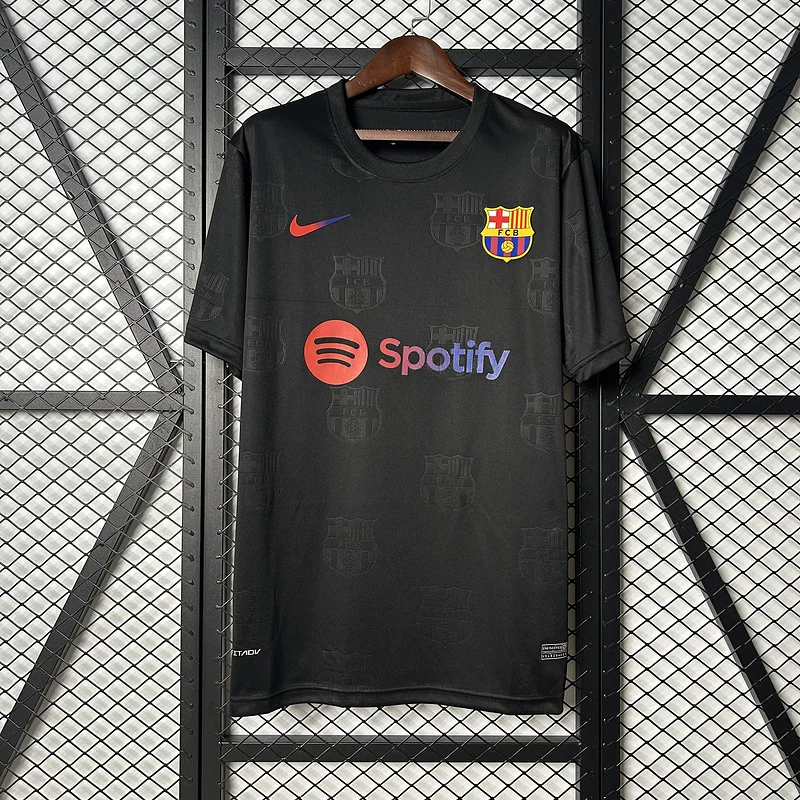 25-26 Barcelona Special Edition Black Soccer Jersey