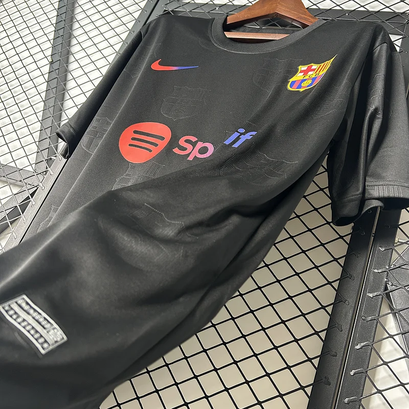 25-26 Barcelona Special Edition Black Soccer Jersey