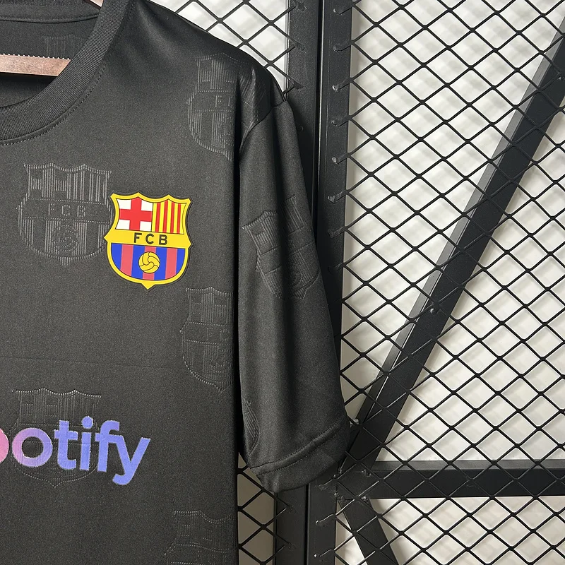 25-26 Barcelona Special Edition Black Soccer Jersey
