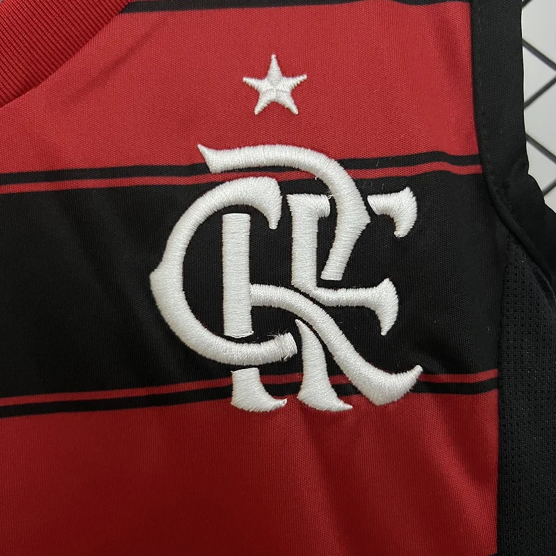 25-26 Flamengo Home Vest Kids Kit