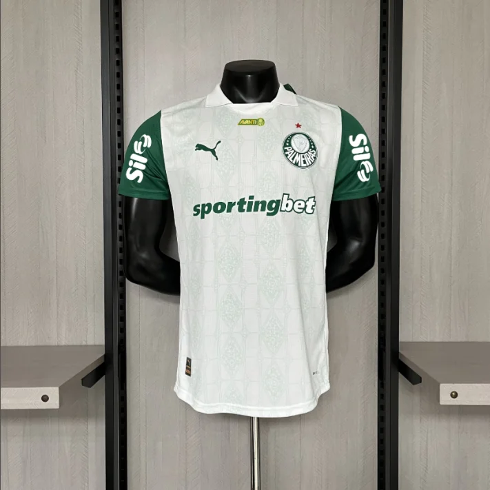 25-26  Palmeiras away all sponsors Player Version soccer jersey