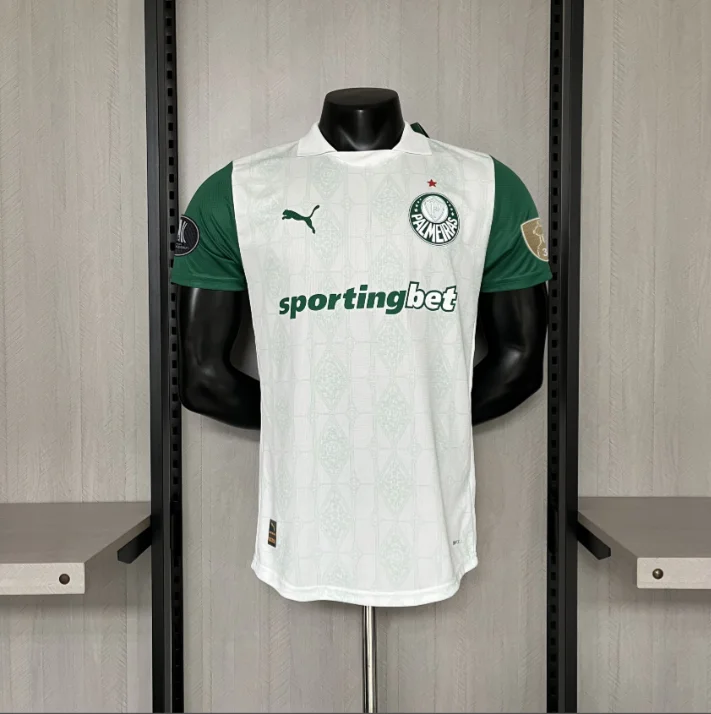 25-26  Palmeiras away all sponsors Player Version soccer jersey
