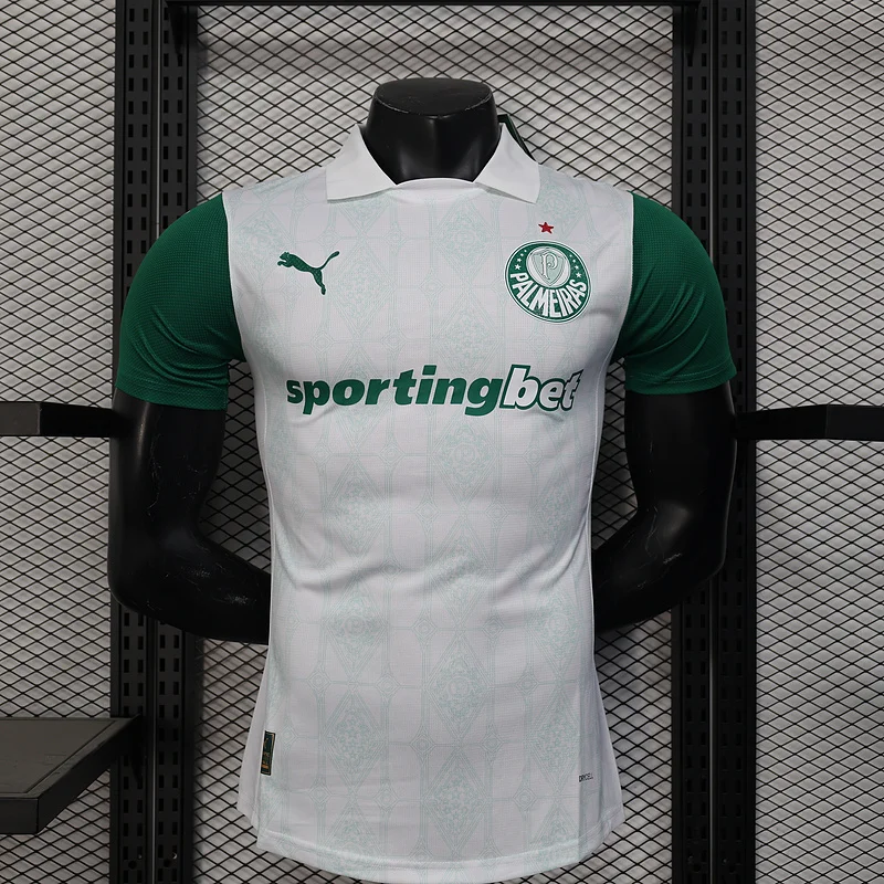 25-26  Palmeiras away all sponsors Player Version soccer jersey