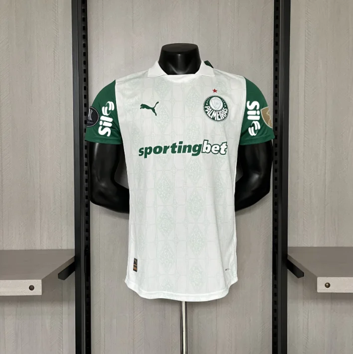 25-26  Palmeiras away all sponsors Player Version soccer jersey