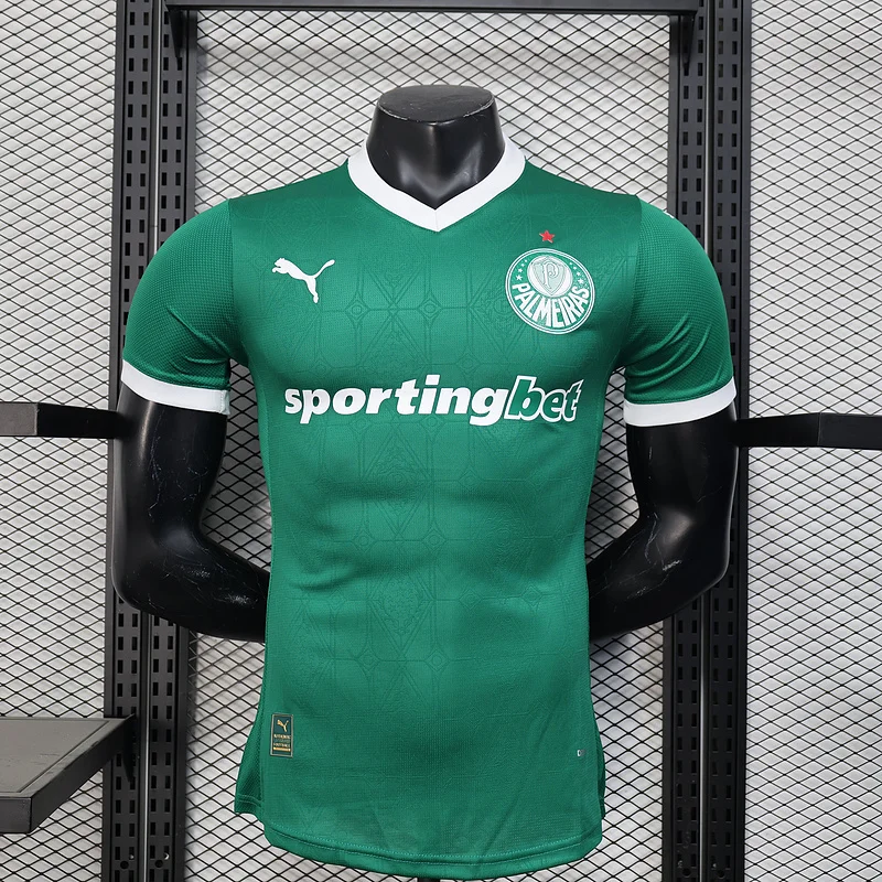 25-26 Palmeiras home all sponsors Player Version soccer jersey