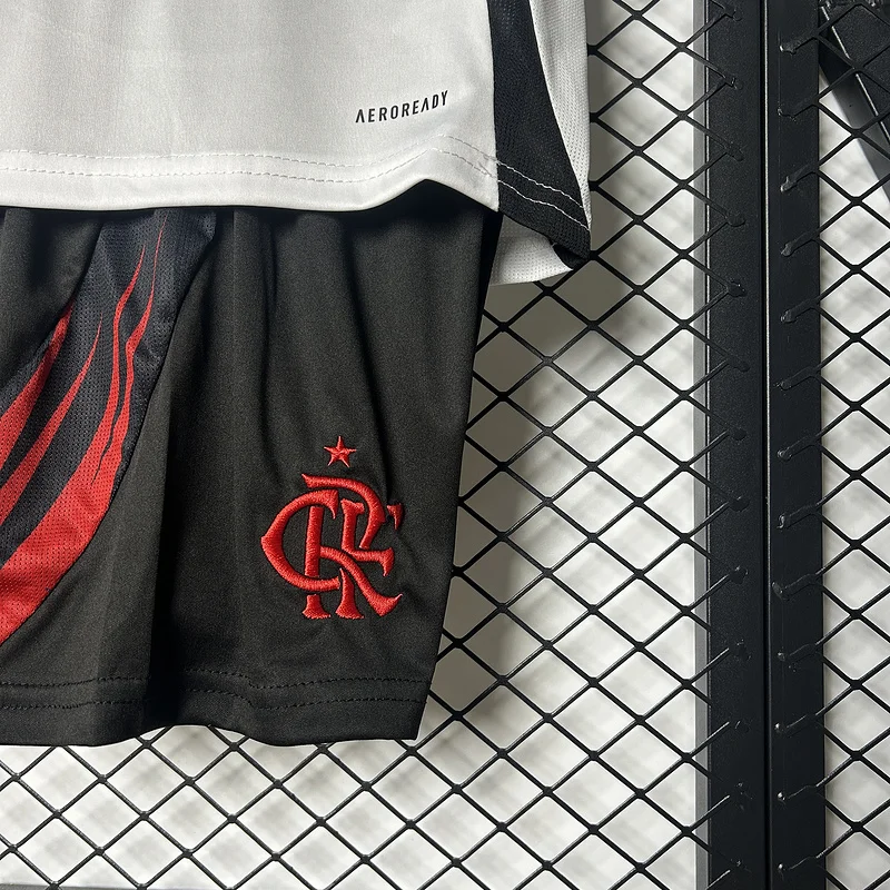 25-26 Flamengo Away Kids Kit