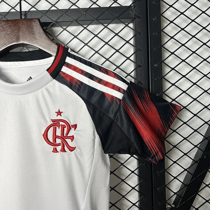 25-26 Flamengo Away Kids Kit